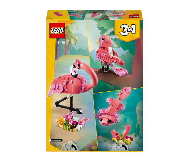 LEGO Creator 31170 Dzikie zwierzęta: różowy flaming - 1308188 - zdjęcie 3
